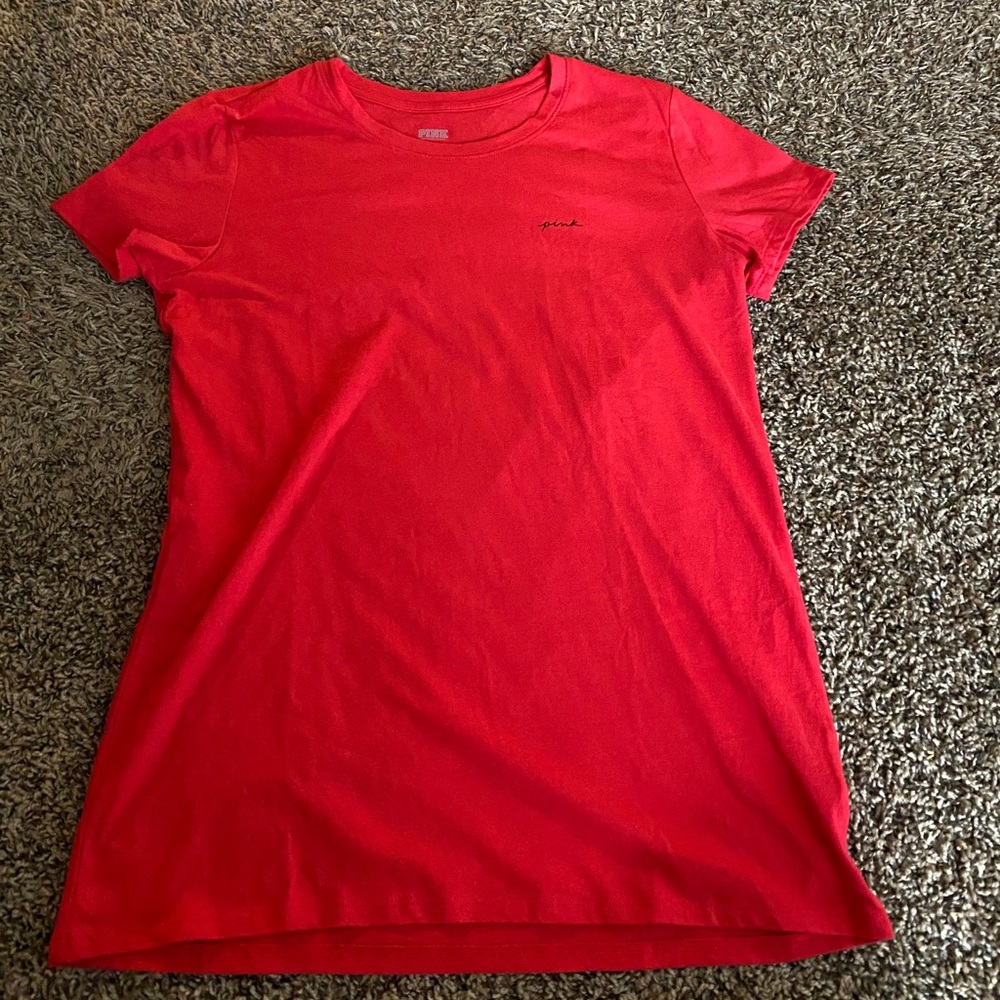 PINK red tee shirt